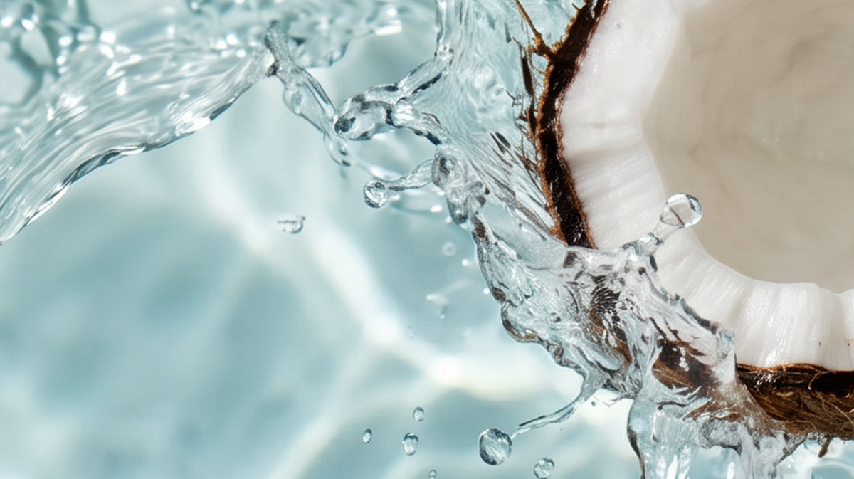 Creamy coconut, lush apricot, and a twist of mint.