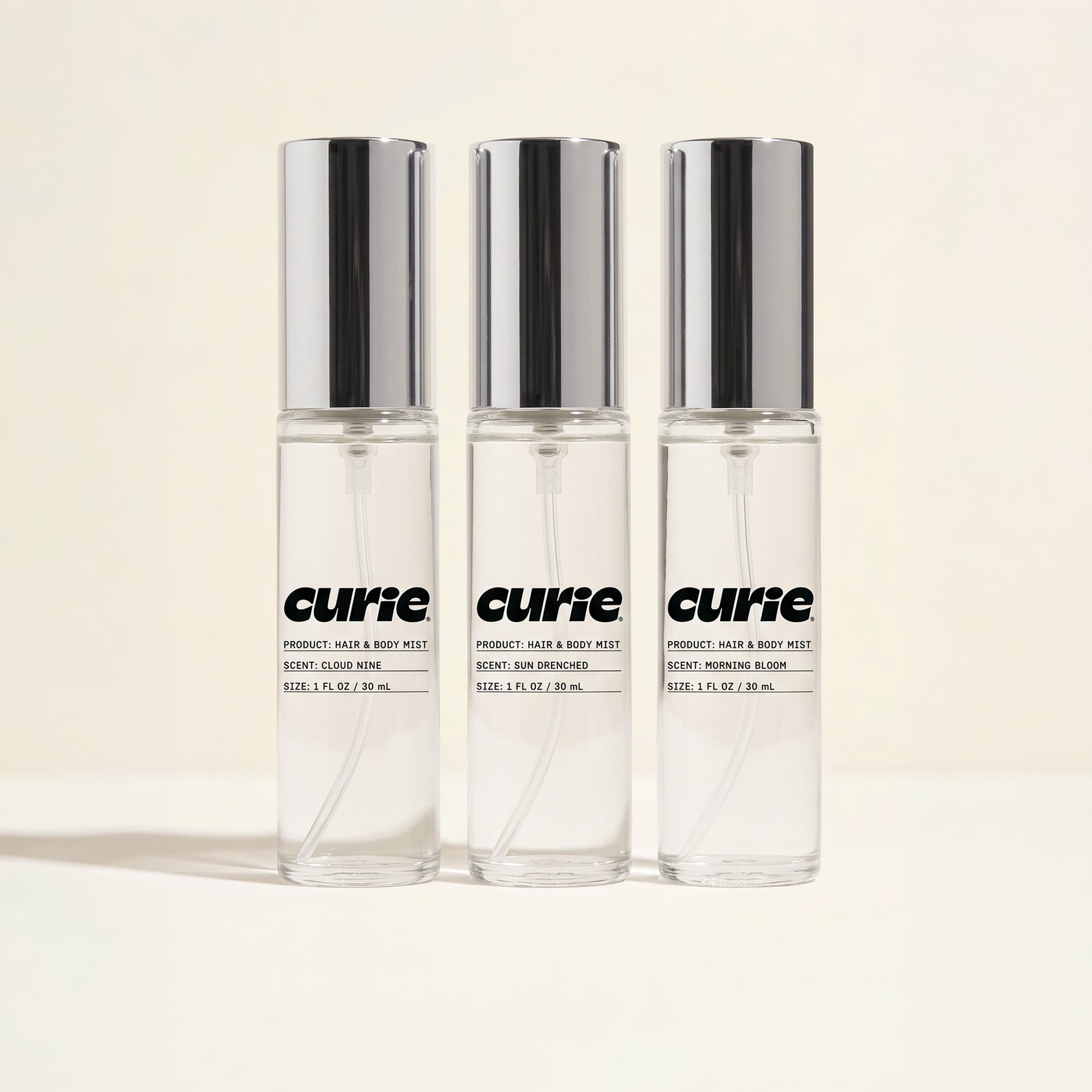 Hair & Body Mist Discovery Trio – Curie