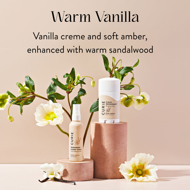 Warm Vanilla Deodorant Duo